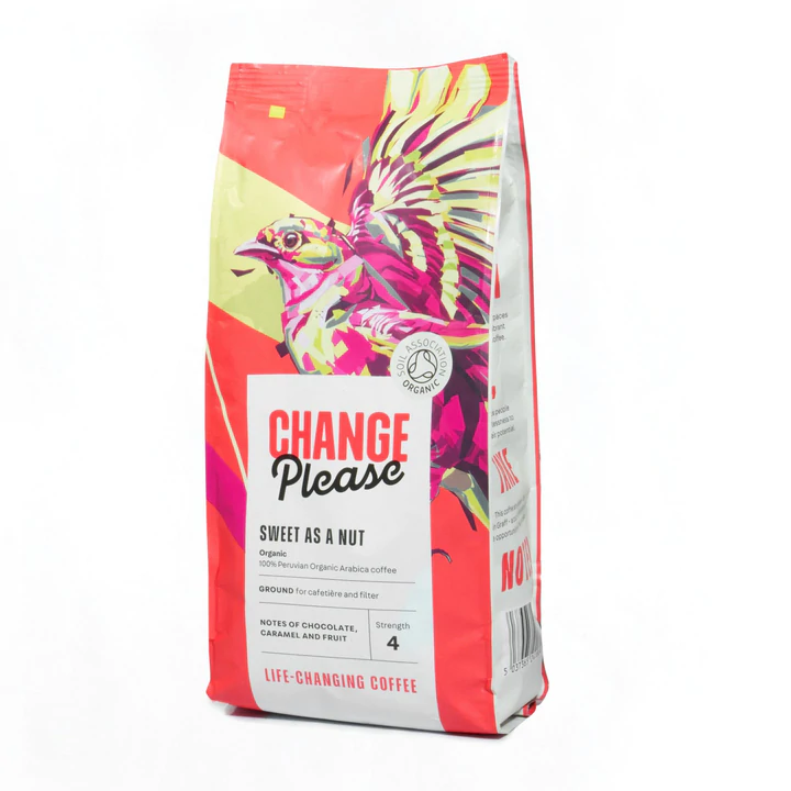 change please sweet as a nut ground coffee